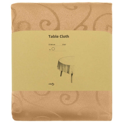 Table Cloth Round Beige Ø 140 cm