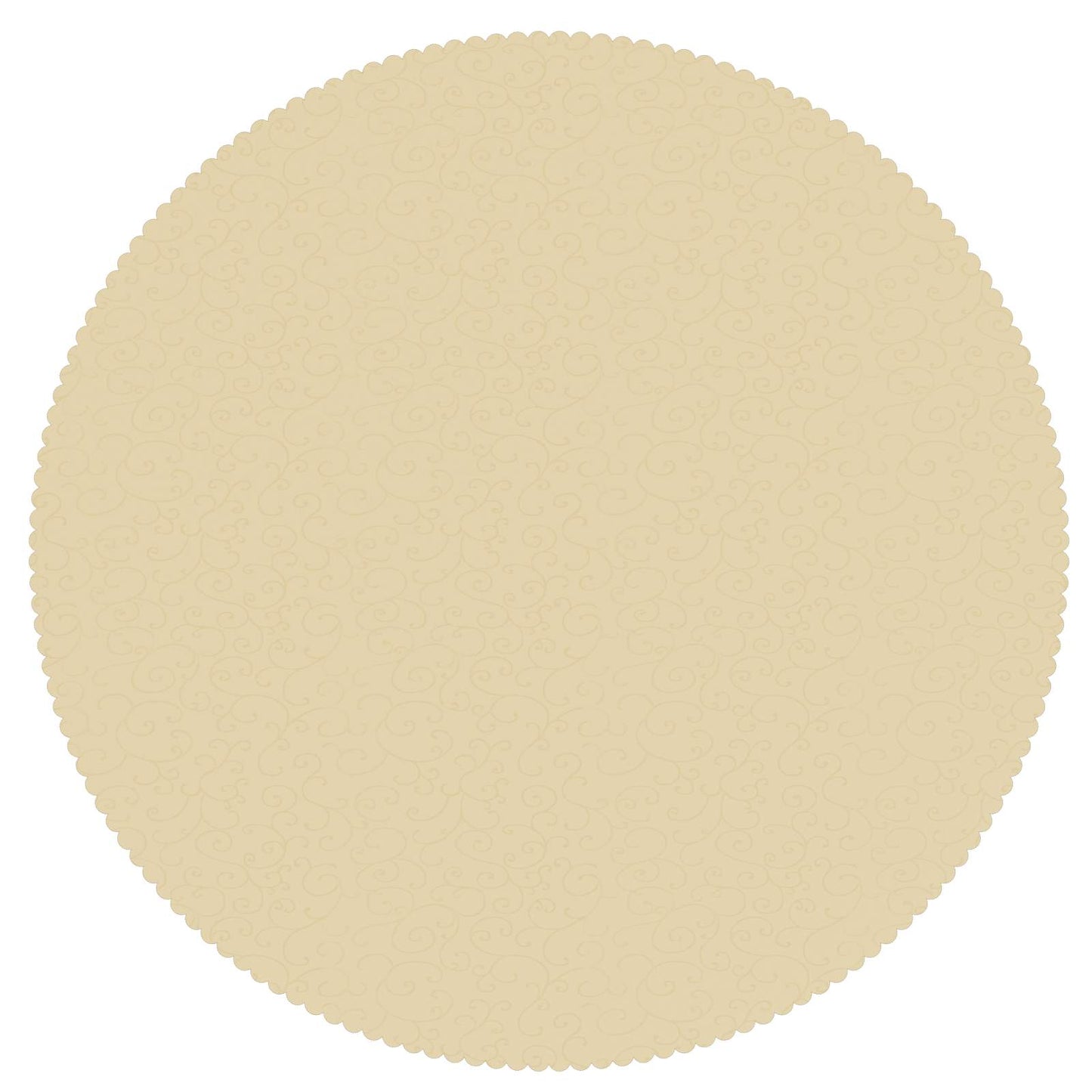Table Cloth Round Cream White Ø 140 cm