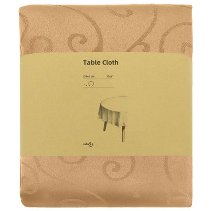 Table Cloth Round Beige Ø 160 cm