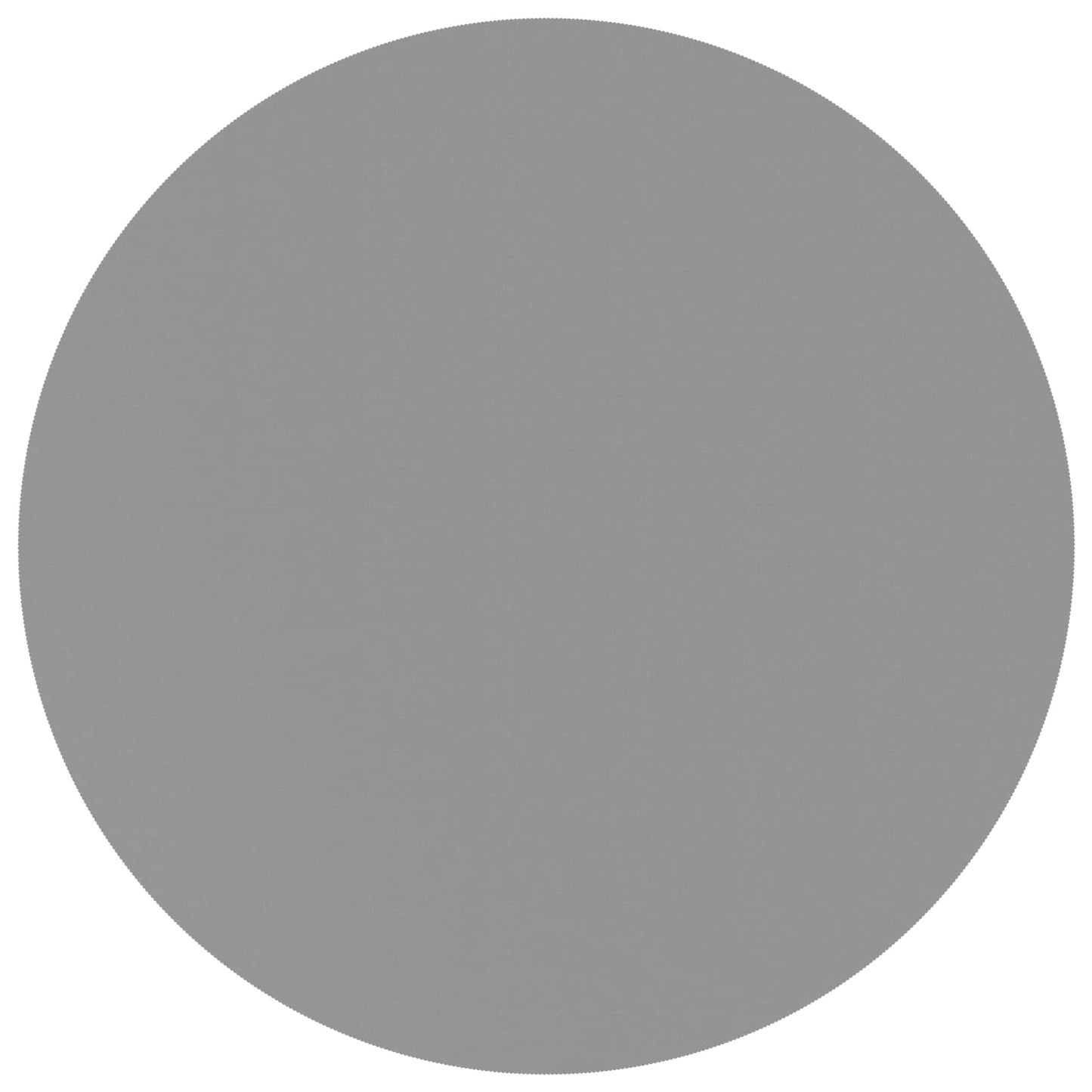 Table Cloth 5 pcs Round Light Grey Ø 160 cm Polyester