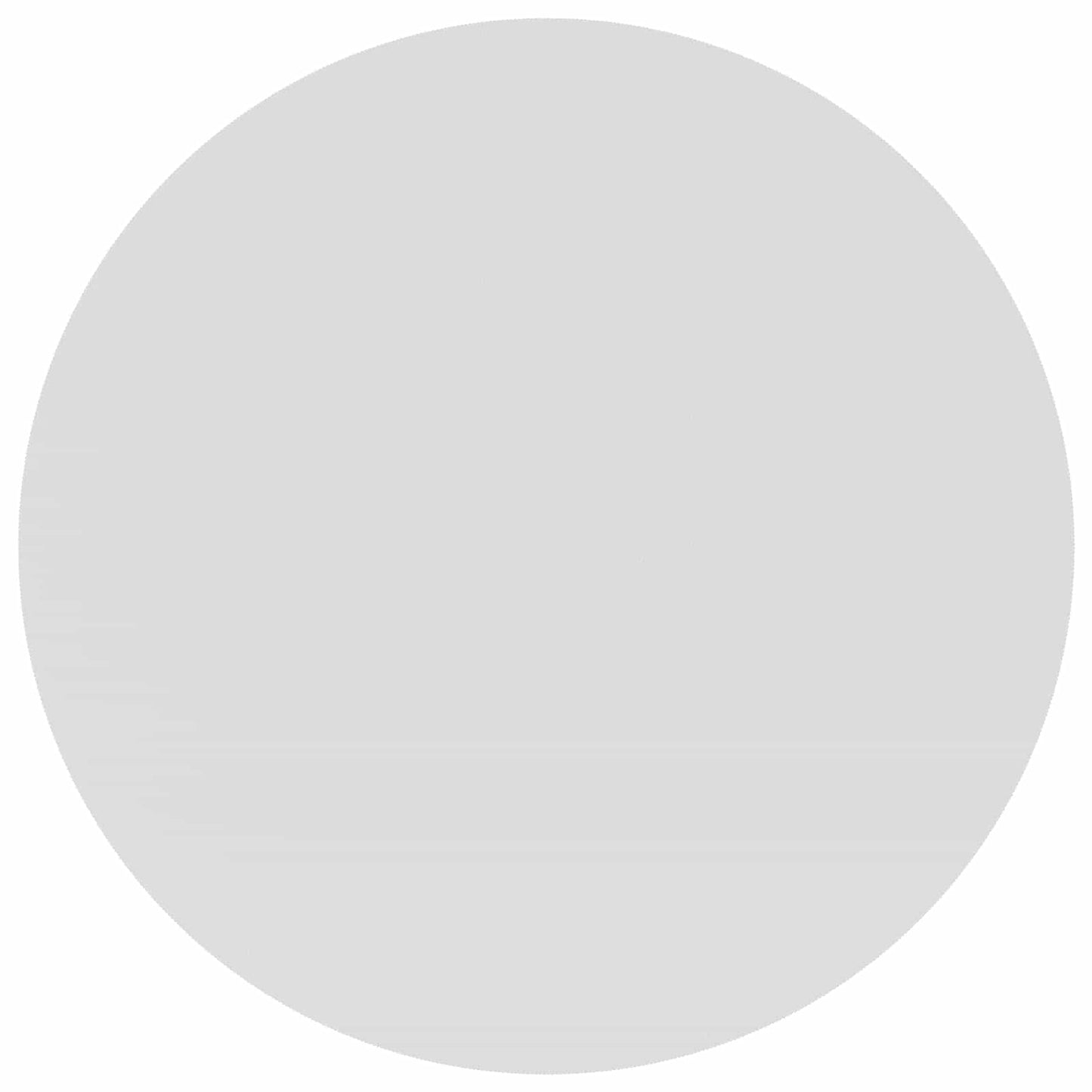 Table Cloth 5 pcs Round White Ø 160 cm Polyester