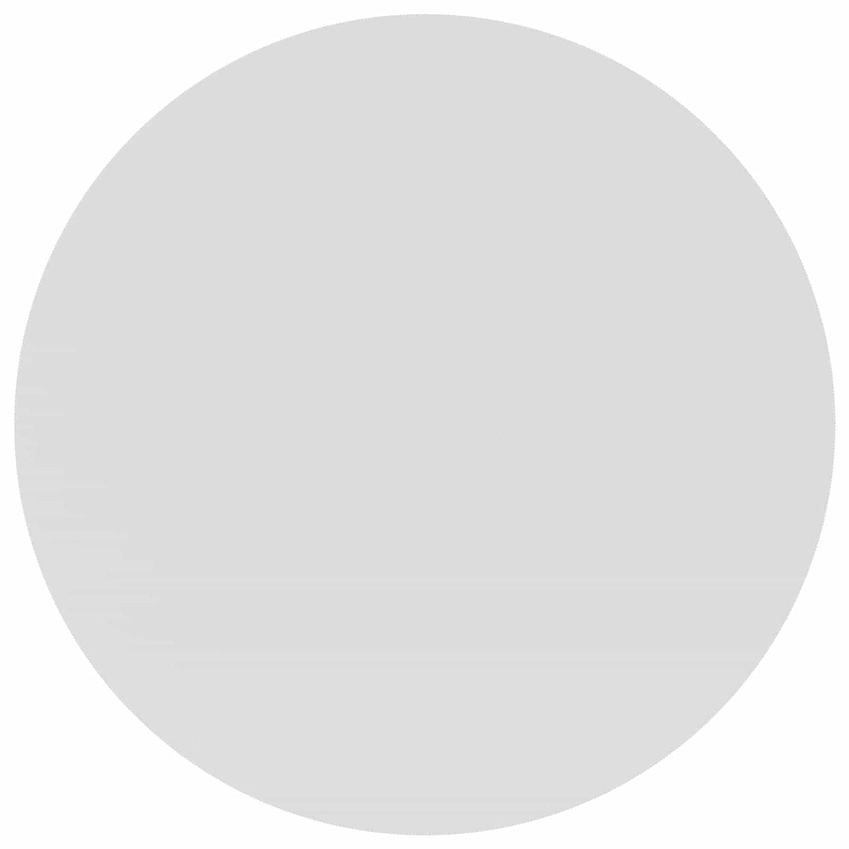 Table Cloth 5 pcs Round White Ø 180 cm Polyester