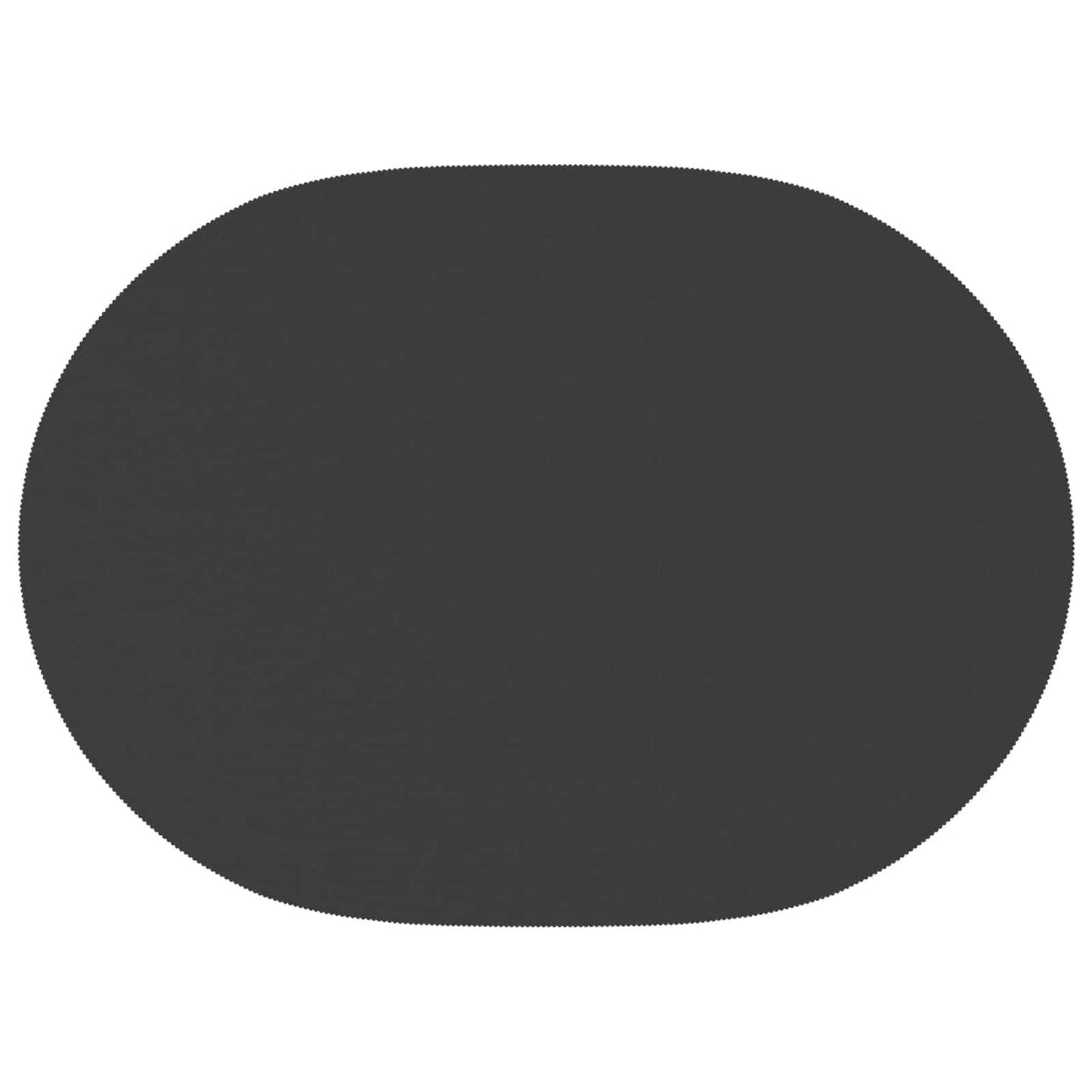 Table Cloth 5 pcs Oval Dark Grey 130 x 180 cm Polyester