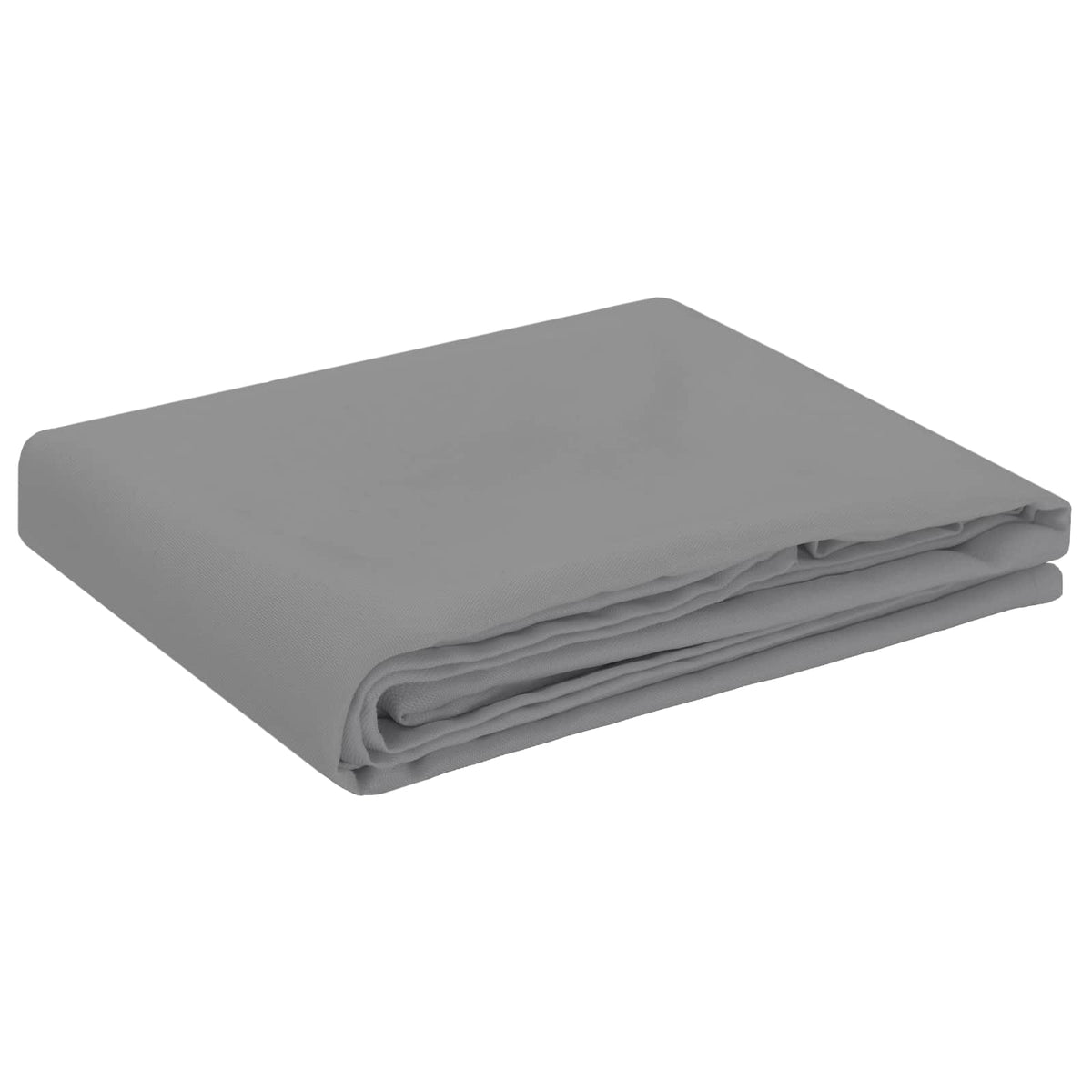 Table Cloth 5 pcs Oval Light Grey 130 x 180 cm Polyester