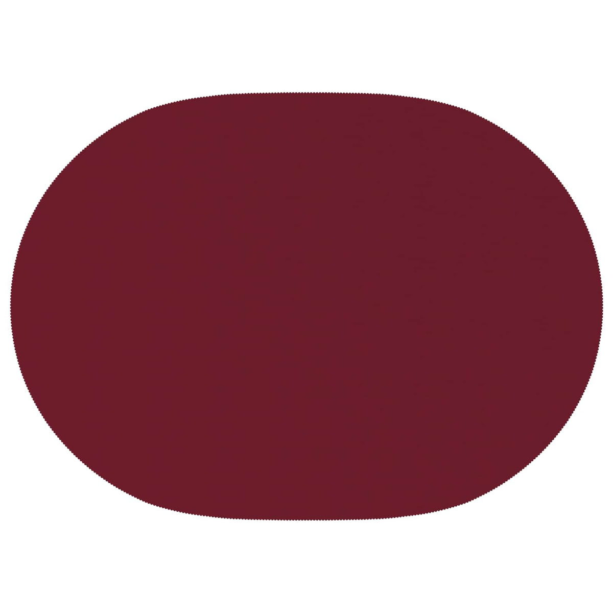 Table Cloth 5 pcs Oval Wine Red 130 x 180 cm Polyester