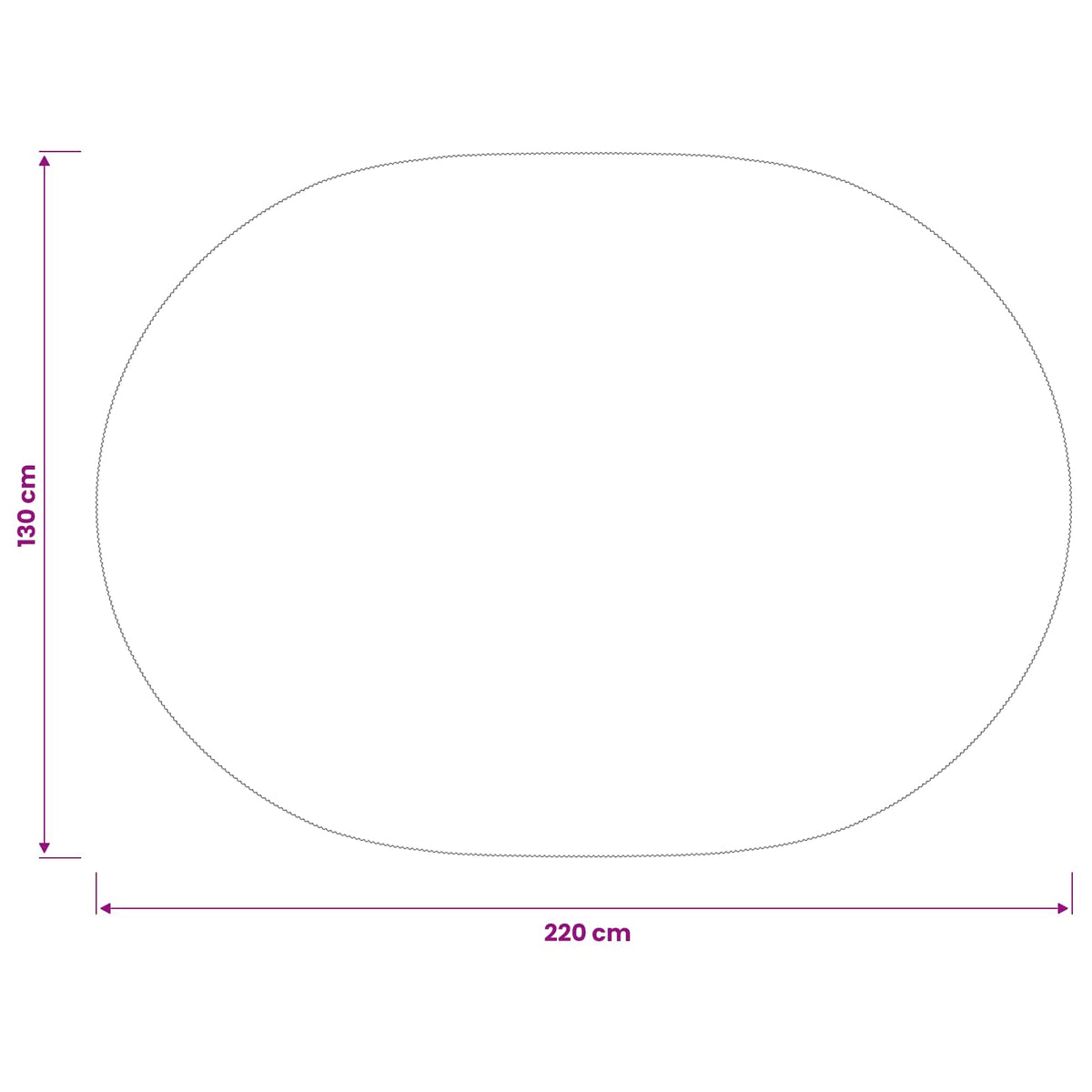 Table Cloth 5 pcs Oval Beige 130 x 220 cm Polyester