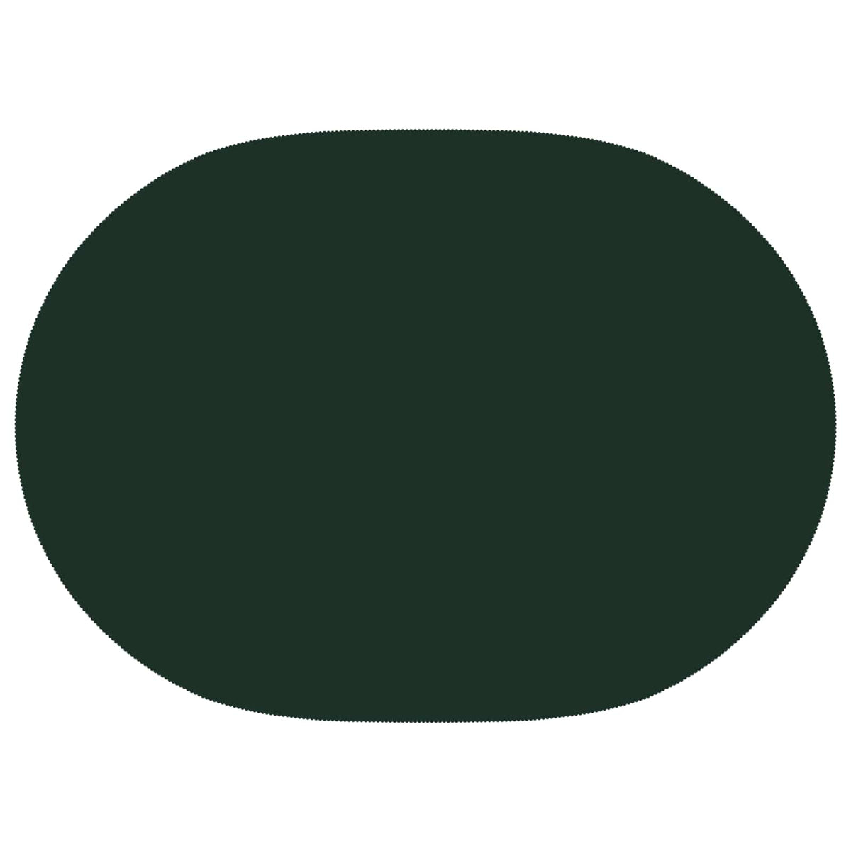 Table Cloth 5 pcs Oval Dark Green 160 x 220 cm Polyester