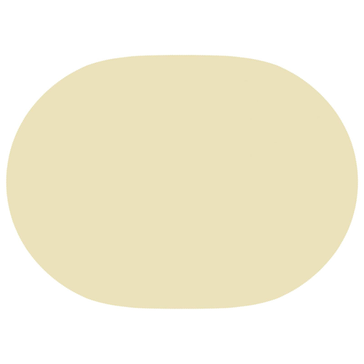 Table Cloth 5 pcs Oval Cream White 160 x 220 cm Polyester