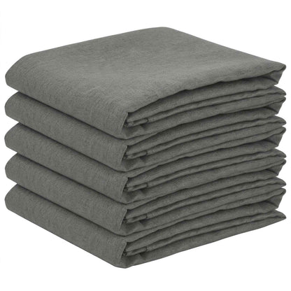 Table Cloth 5 pcs Square Light Grey 90 x 90 cm