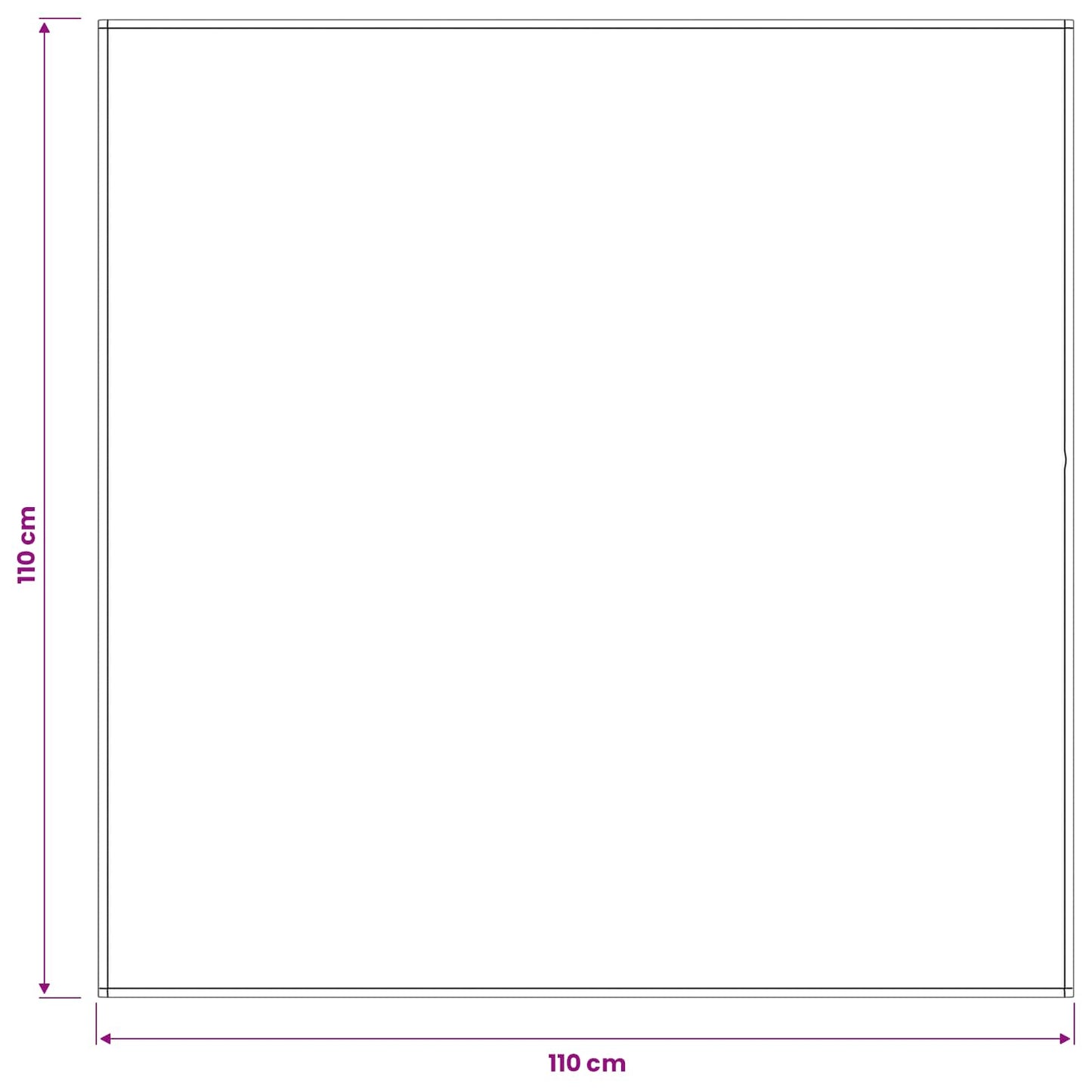 Table Cloth 5 pcs Square Dark Grey 110 x 110 cm