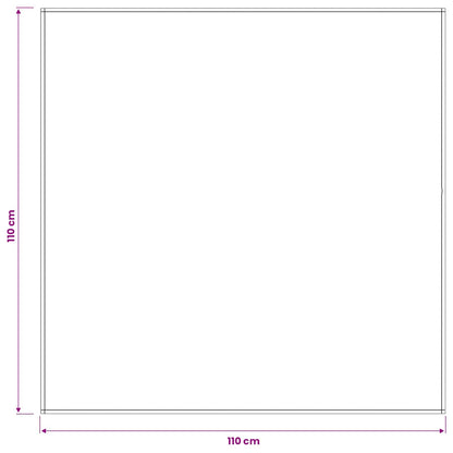 Table Cloth 5 pcs Square Dark Grey 110 x 110 cm