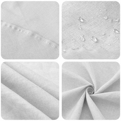 Table Cloth 5 pcs Round White Ø 140 cm