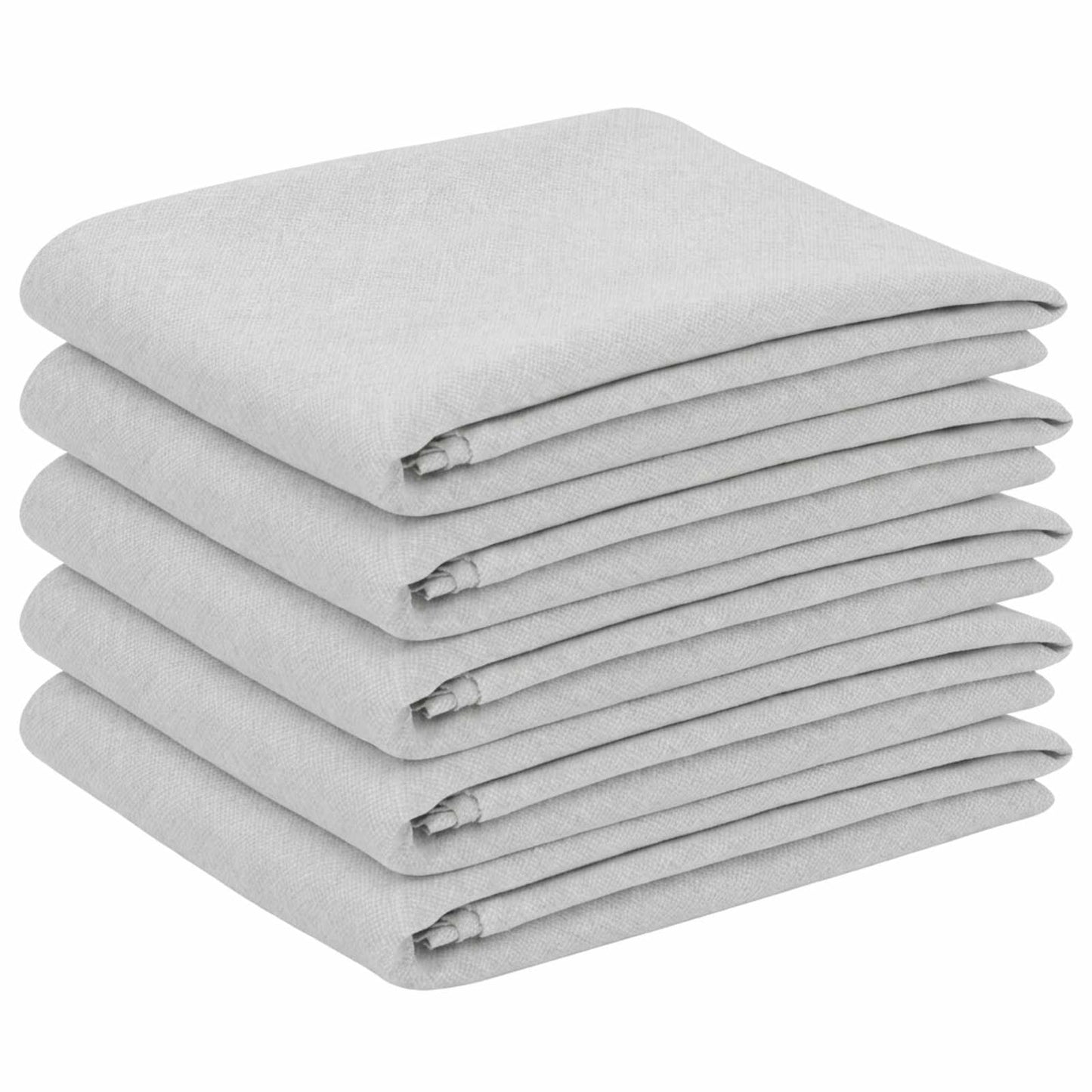 Table Cloth 5 pcs Round White Ø 160 cm
