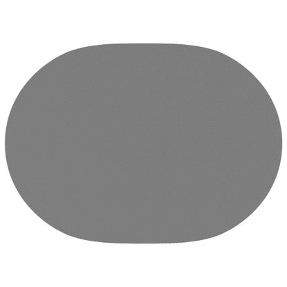 Table Cloth 5 pcs Oval Light Grey 130 x 180 cm