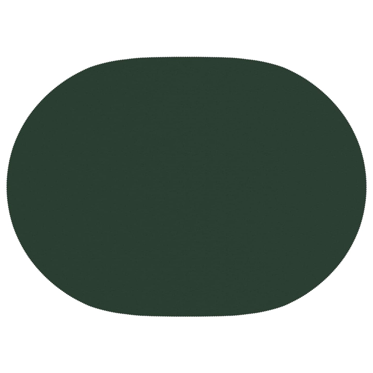 Table Cloth 5 pcs Oval Dark Green 130 x 220 cm