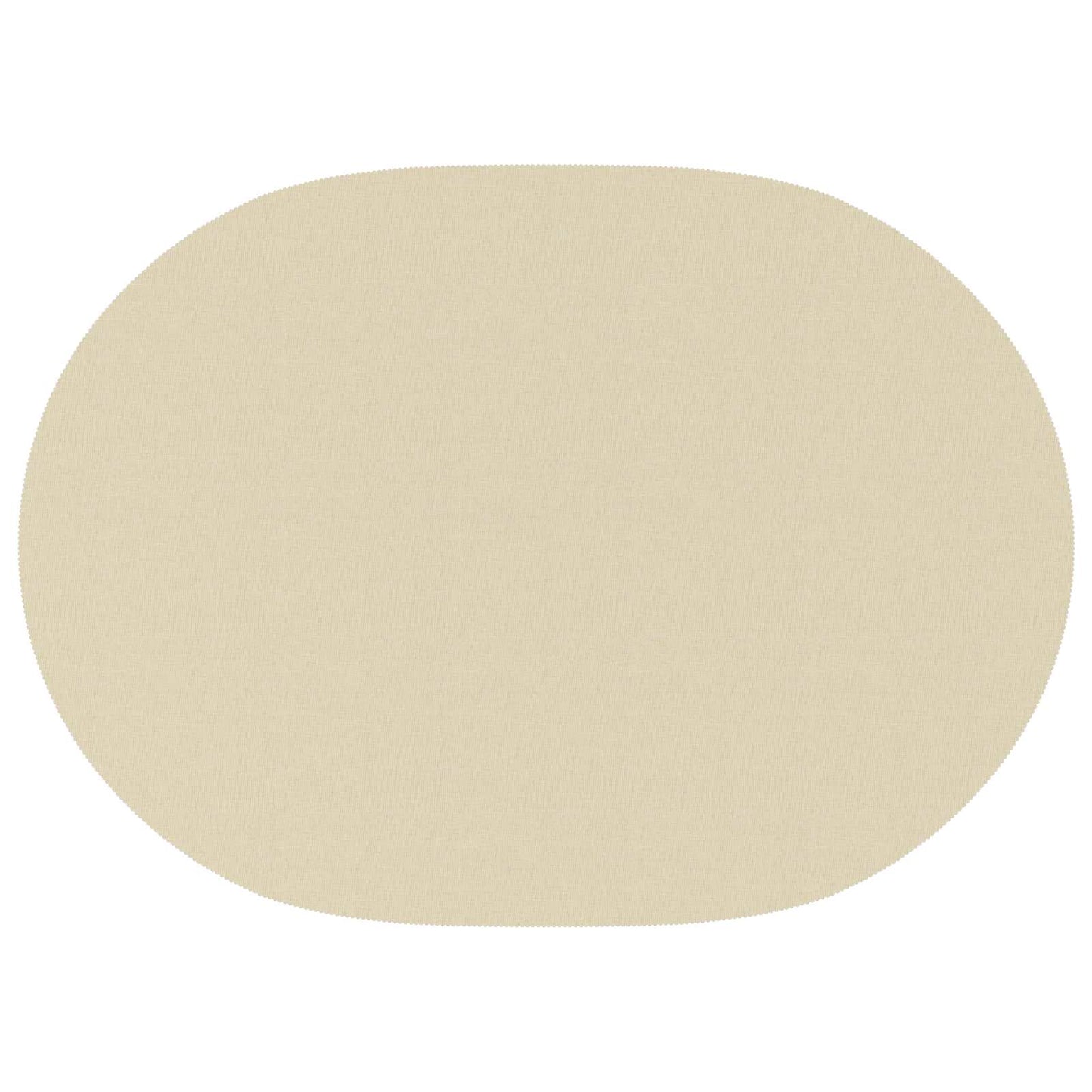 Table Cloth 5 pcs Oval Cream White 130 x 220 cm