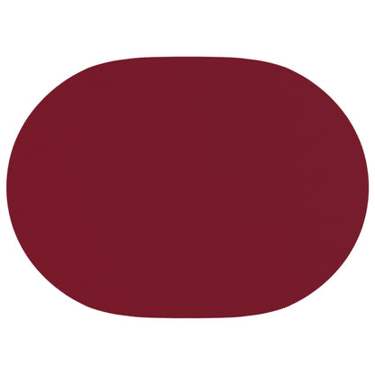 Table Cloth 5 pcs Oval Wine Red 130 x 220 cm