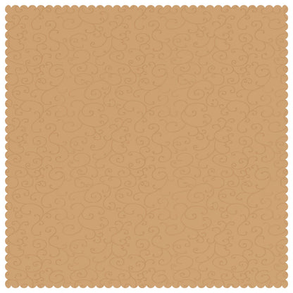 Table Cloth 5 pcs Square Beige 90 x 90 cm