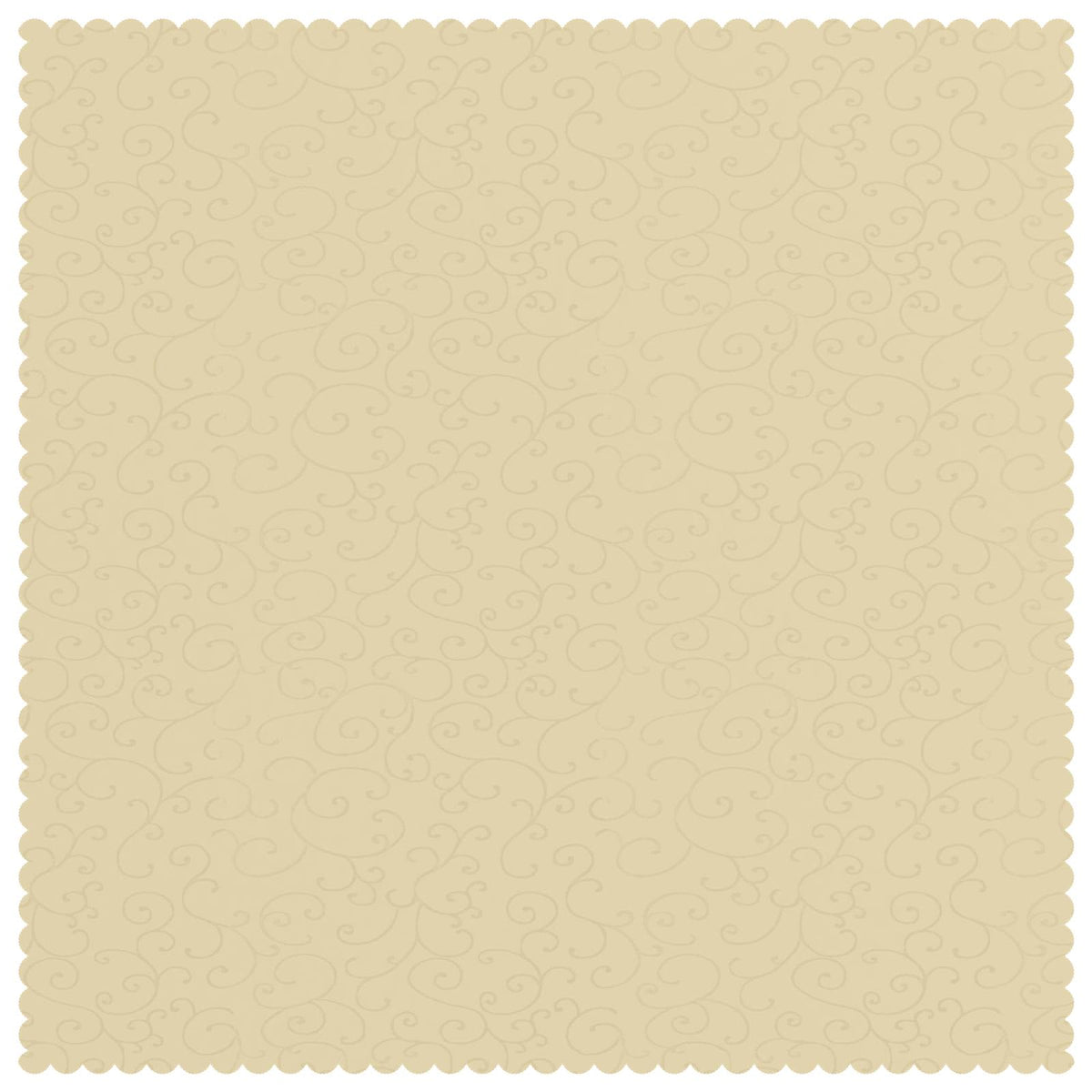 Table Cloth 5 pcs Square Cream White 90 x 90 cm