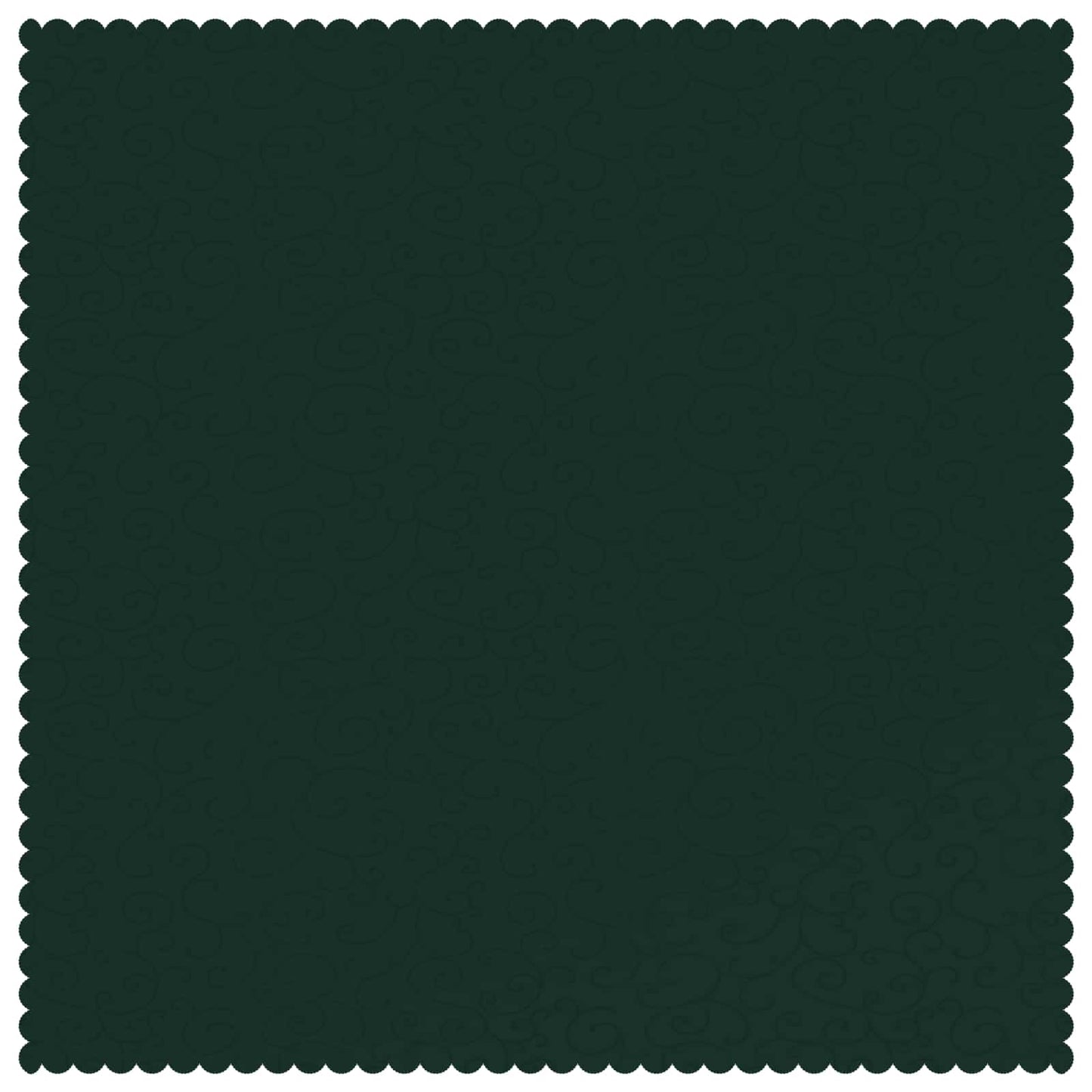 Table Cloth 5 pcs Square Dark Green 110 x 110 cm