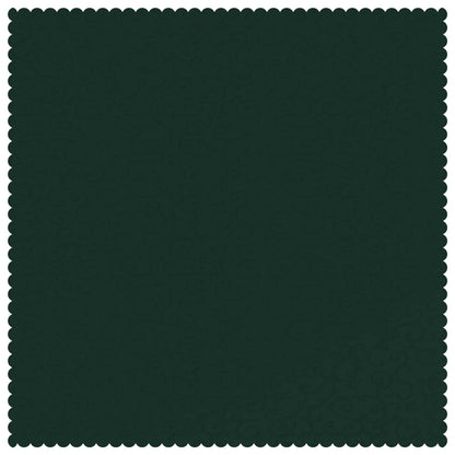 Table Cloth 5 pcs Square Dark Green 110 x 110 cm