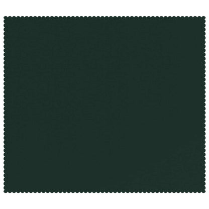 Table Cloth 5 pcs Rectangular Dark Green 110 x 140 cm