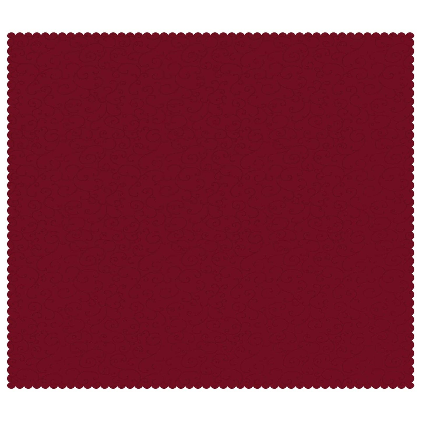 Table Cloth 5 pcs Rectangular Wine Red 110 x 140 cm