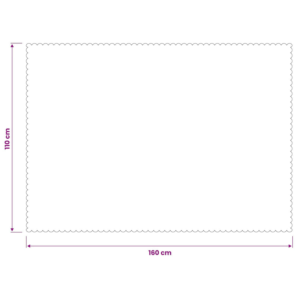 Table Cloth 5 pcs Rectangular Light Grey 110 x 160 cm