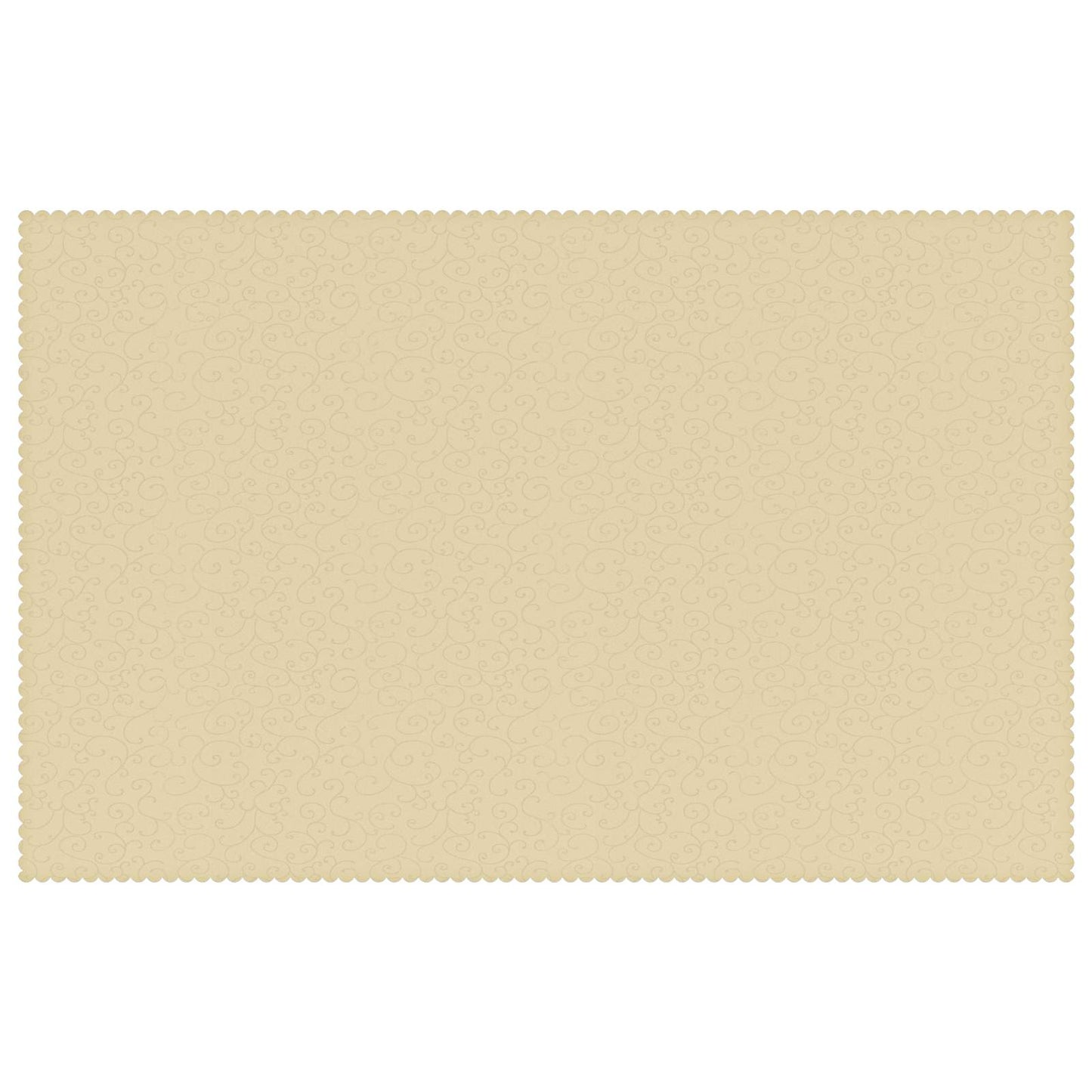 Table Cloth 5 pcs Rectangular Cream White 140 x 220 cm