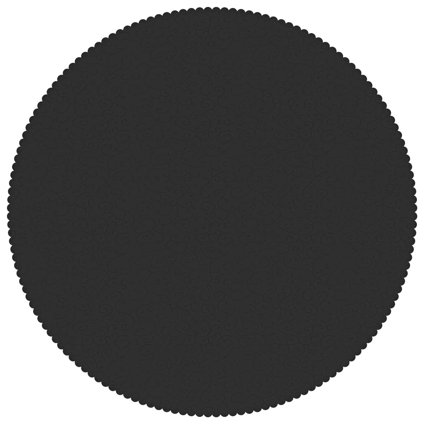 Table Cloth 5 pcs Round Dark Grey Ø 140 cm