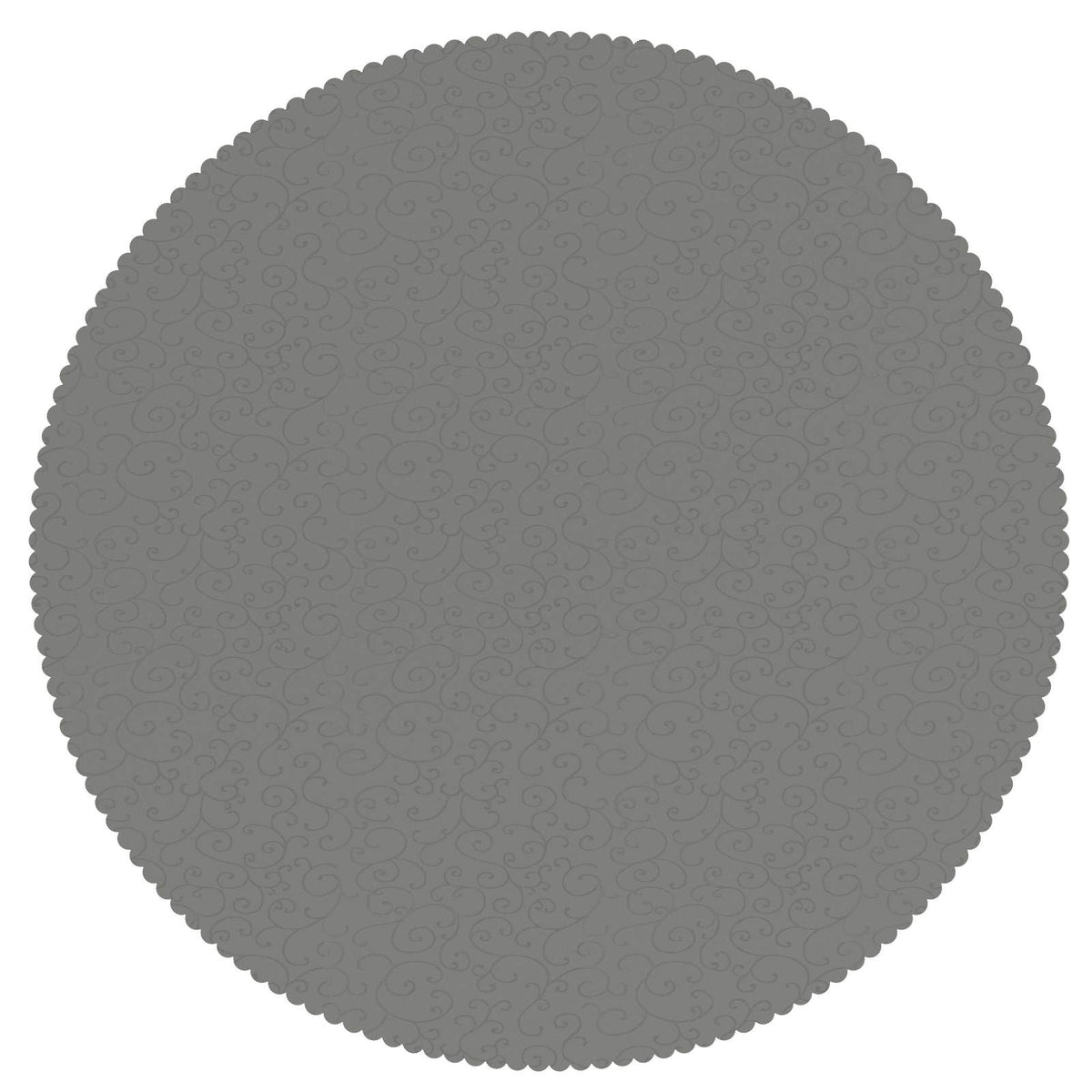 Table Cloth 5 pcs Round Light Grey Ø 140 cm