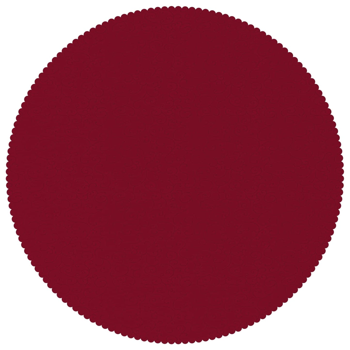 Table Cloth 5 pcs Round Wine Red Ø 180 cm