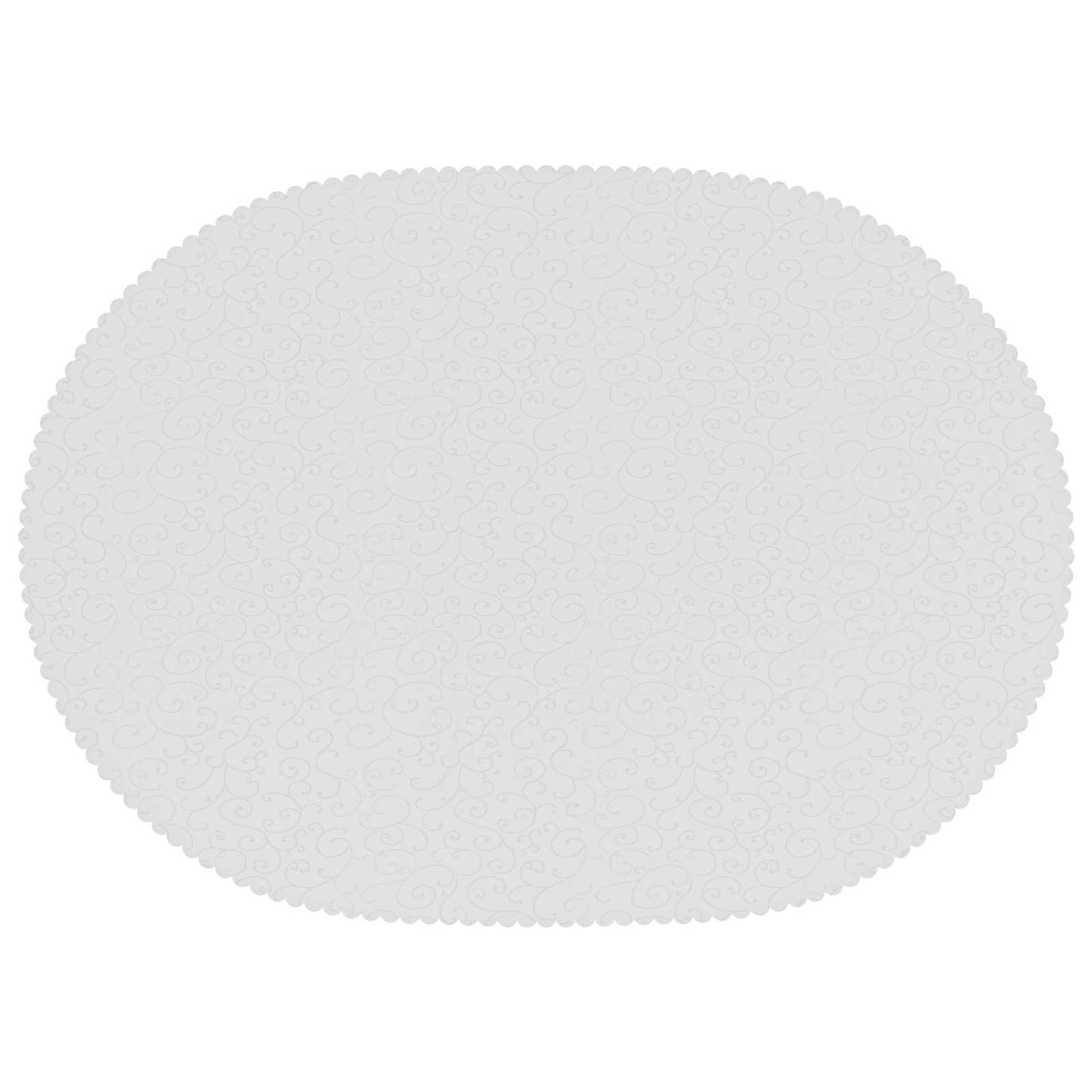 Table Cloth 5 pcs Oval White 130 x 220 cm