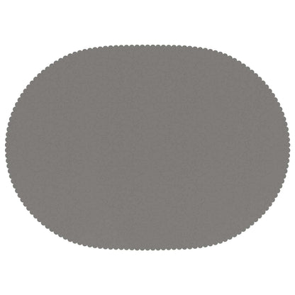 Table Cloth 5 pcs Oval Light Grey 160 x 220 cm