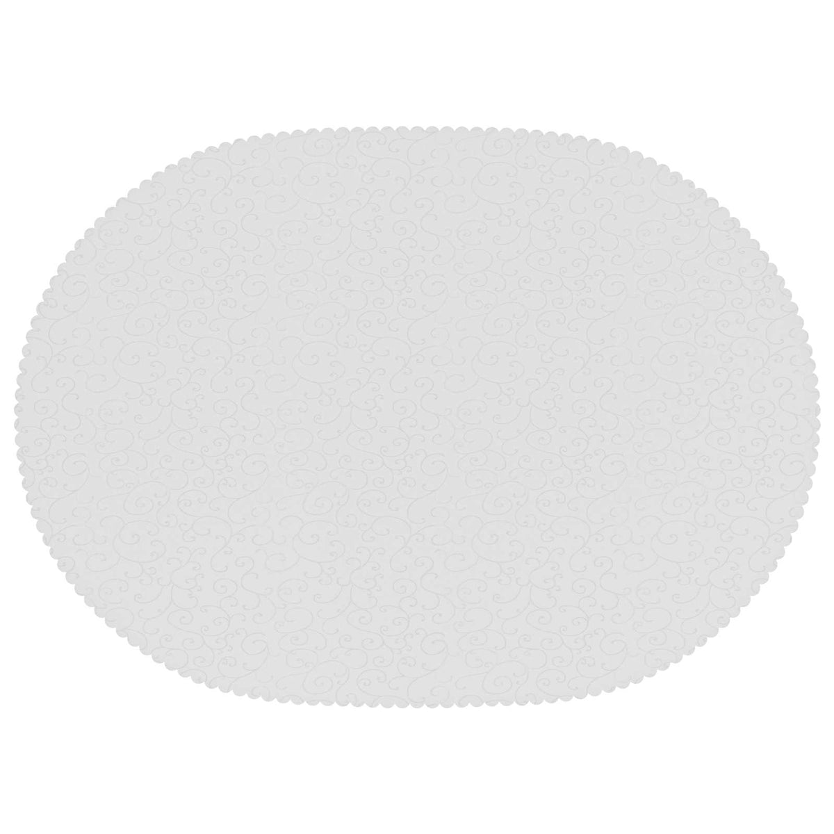 Table Cloth 5 pcs Oval White 160 x 220 cm