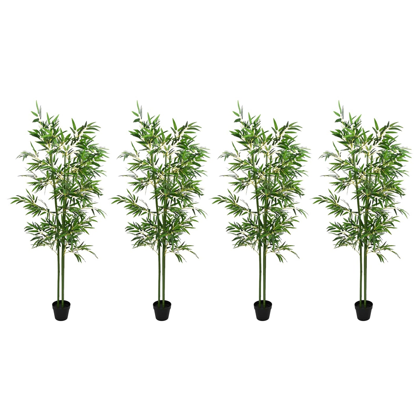 Artificial Bambo Tree 4 pcs Green 60 x 18 x 190 cm