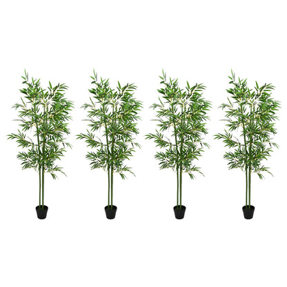 Artificial Bambo Tree 4 pcs Green 60 x 18 x 190 cm