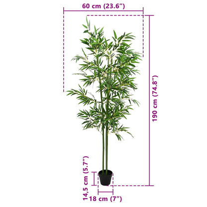 Artificial Bambo Tree 2 pcs Green 60 x 18 x 190 cm