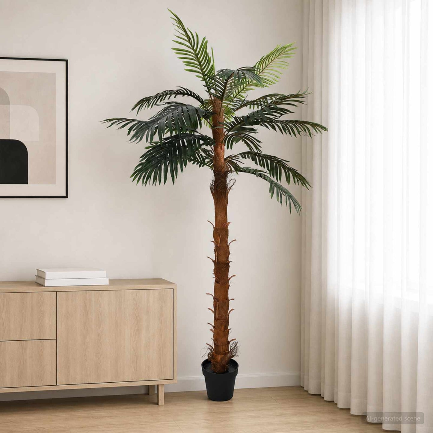 Artificial Cocuspalm Tree Green 70 x 20 x 200 cm