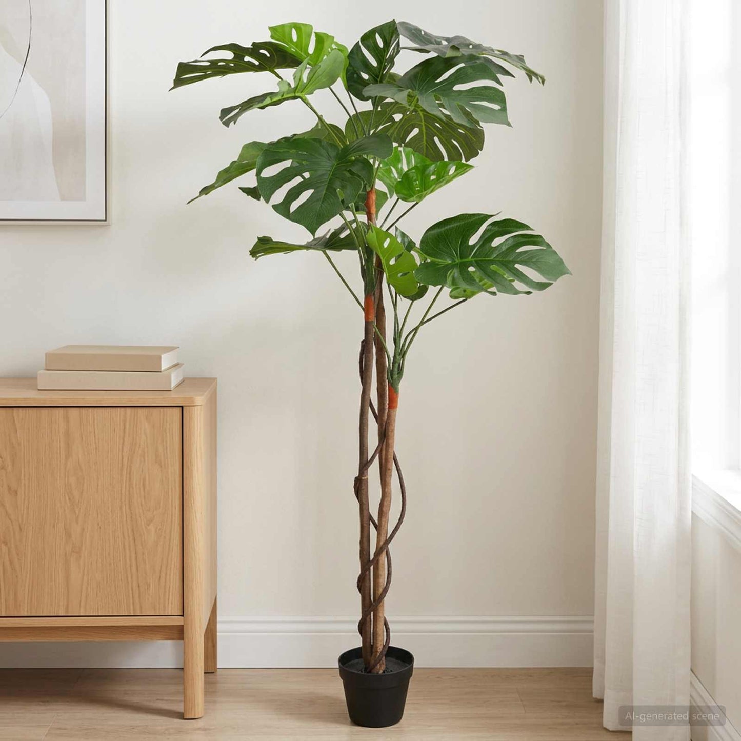 Artificial Monstera Plant Green 94 x 18 x 170 cm