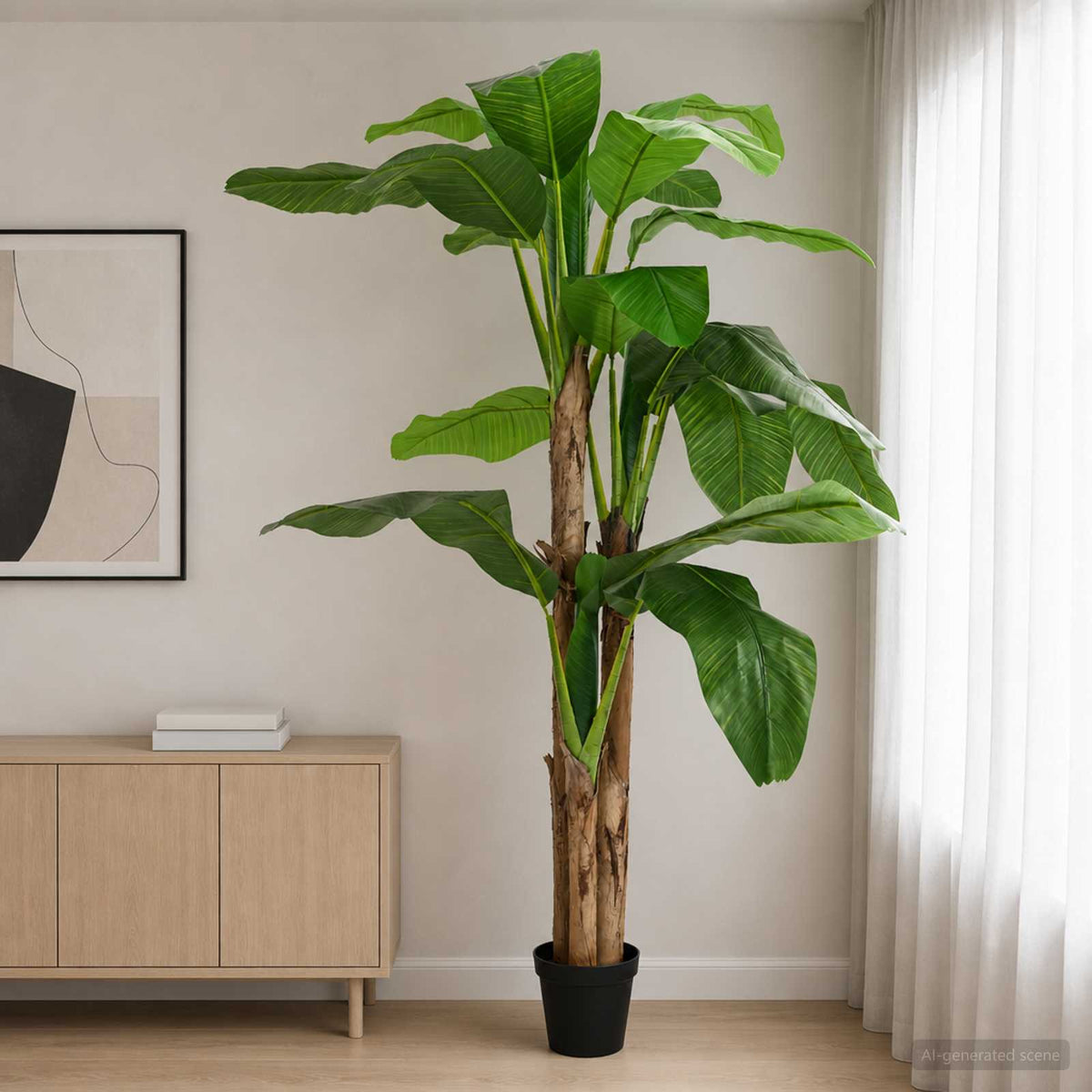 Artificial Banana Tree Green 125 x 25 x 250 cm