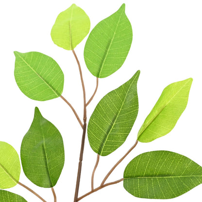 Artificial Ficus Plant Green 73 x 16 x 60 cm Fabric and Wood