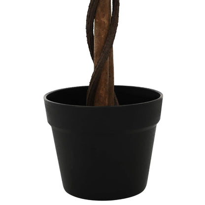 Artificial Ficus Plant Green 90 x 16 x 110 cm Fabric and Wood