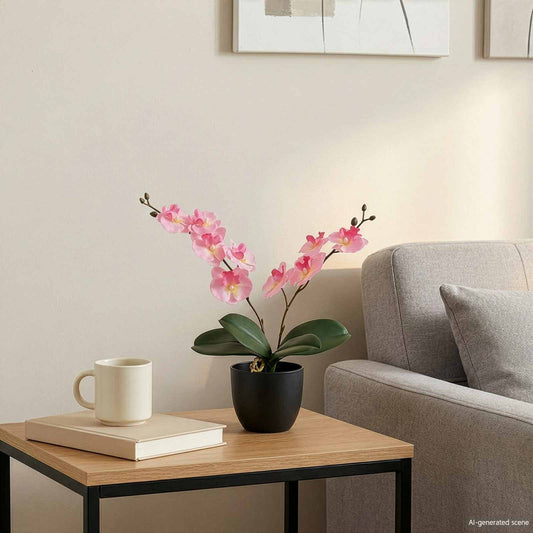 Artificial Orchid Plant Pink 36 x 10 x 30 cm