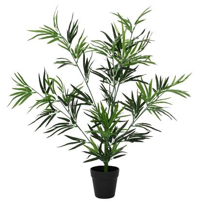 Artificial Bambo Tree Green 90 x 14 x 80 cm Fabric and Bamboo