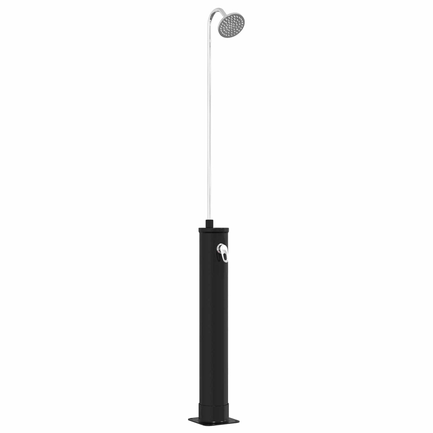 Solar Shower with Shower Head PVC, ABS, Zinc Alloy Black