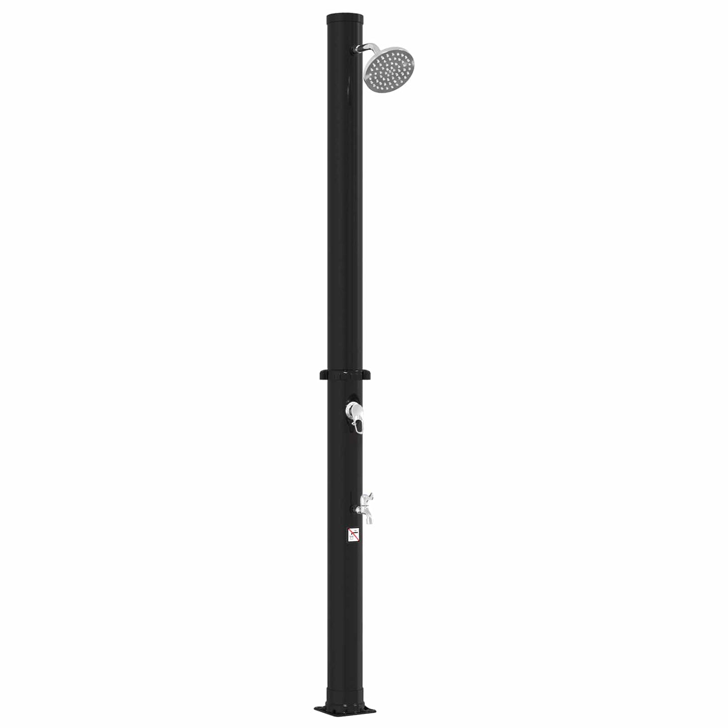 Solar Shower with Shower Head and Faucet PVC, ABS, Zinc Alloy