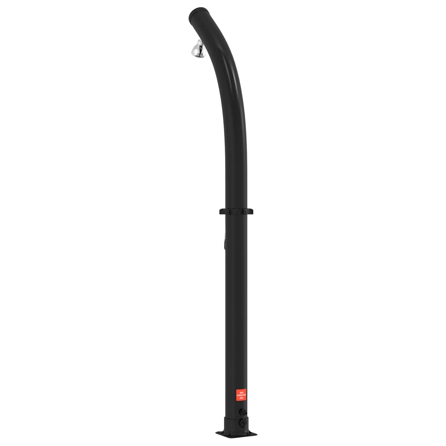 Solar Shower with Shower Head PVC, ABS, Zinc Alloy Black
