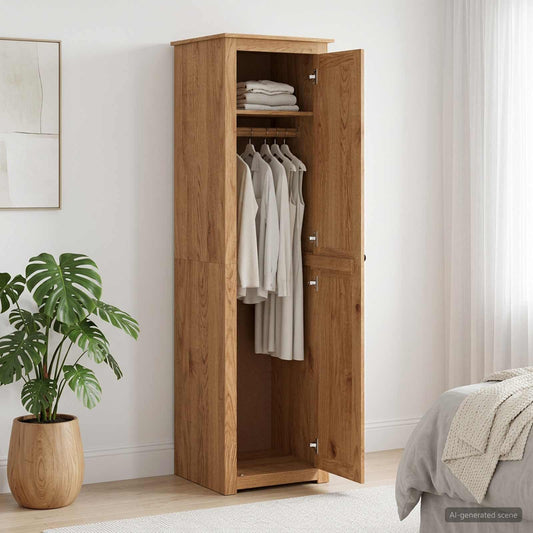 Wardrobe PANAMA Honey 51 x 50 x 185 cm Solid Pine Wood