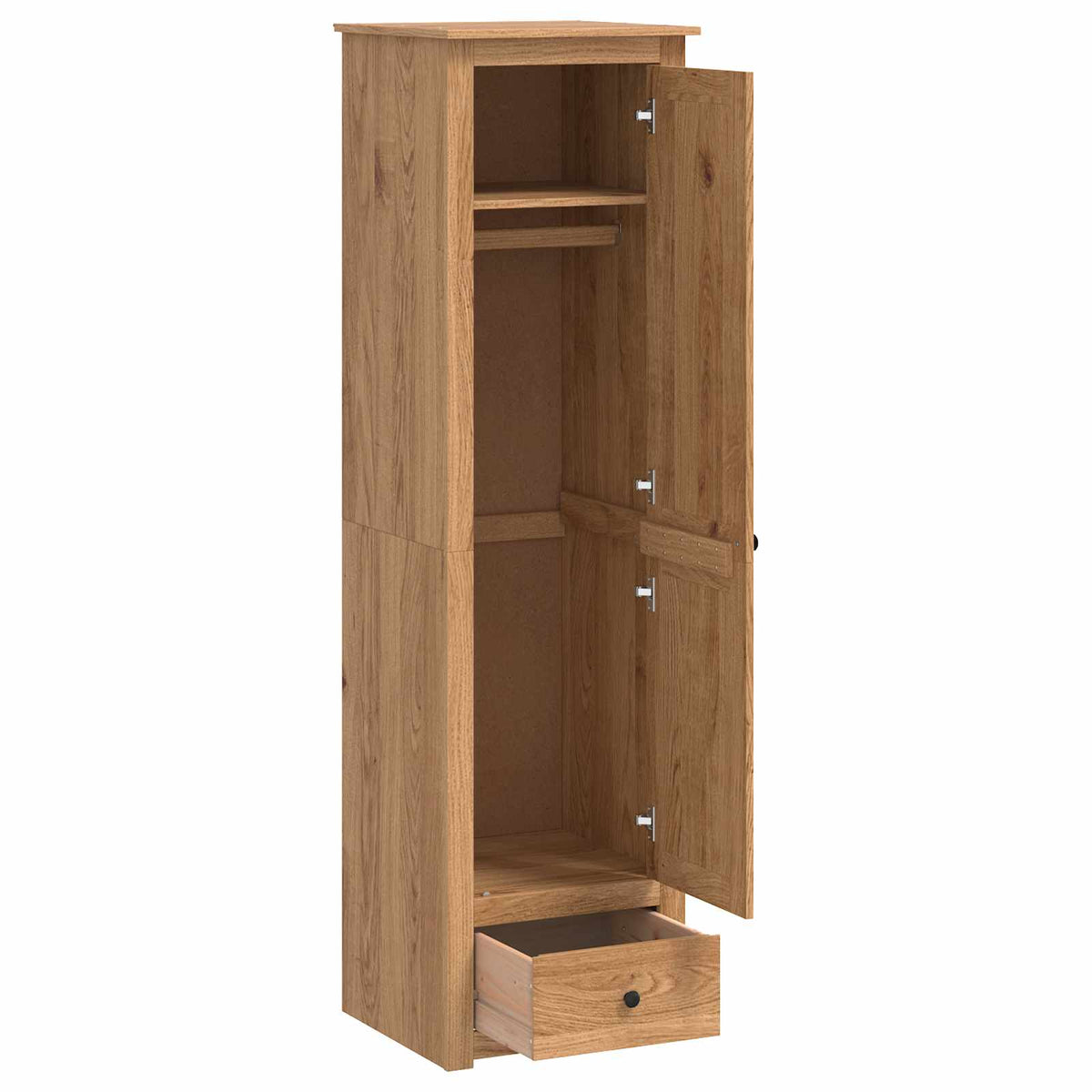 Wardrobe PANAMA Honey 51 x 50 x 185 cm Solid Pine Wood